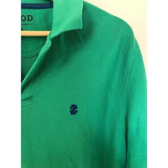 Izod the Advantage Polo Green Short Sleeve Collared Polo Men's Medium - Picture 2 of 4